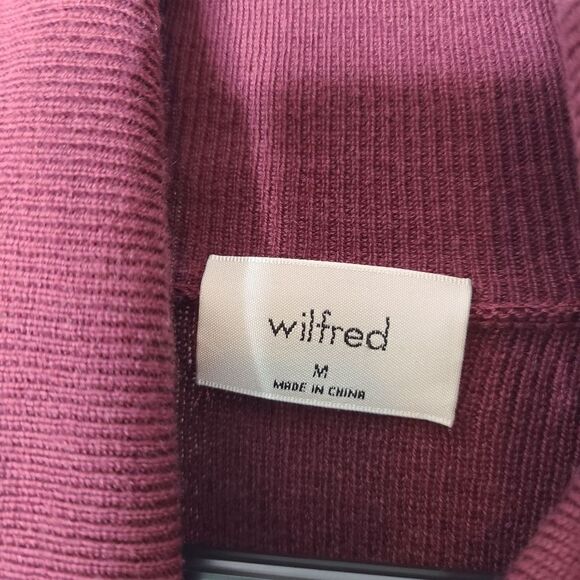 Wilfred Aritzia Rebecca Sweater Dress in Frosted Plum sz  M - Picture 3 of 6